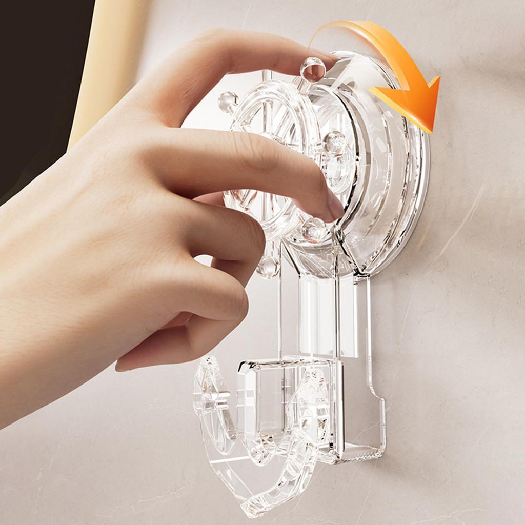 Multifunctional Hook Suction Strong Suction Cup Hook Cup Clothes Hook Bathroom Kitchen Vacuum Hook Multi-Purpose Hooks