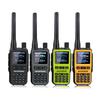 2 Peças/Pacote Baofeng UV-5R Mini Banda Dupla PTT Duplo Walkie Talkie 5RMINI Banda Aérea Rx 5W Compacto VOX FM Tipo-C Carregamento