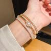 Fashion Pearl Bracelets With Rhinestones For Elegant Casual Wear