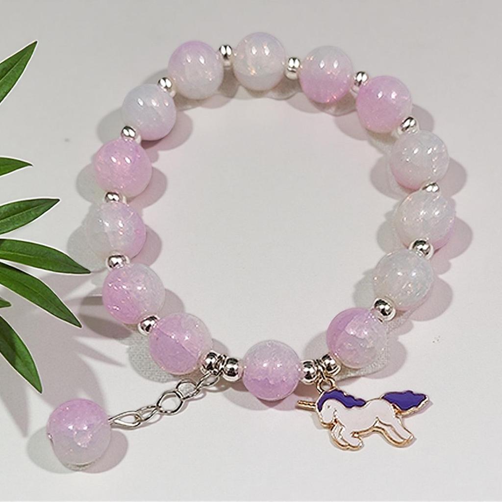 Butterfly Love Flower 10mm Handmade Beaded Bracelet - Original, Personalized, Exquisite Jewelry Gift for Friends and Newcomers
