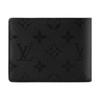 Louis Vuitton Multiple Monogram Midnight Coated Canvas Artificial Leather Wallet Men's Black M26744