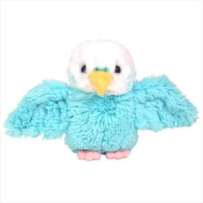 SunLemon Flauschiger Wellensittich Blau Klein 22 x 13 x 15cm Plüschtier P-8651
