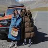 Down Coats Long-style Cotton Dress Korean Version Large Size Korean Fashion Jackets Winter Heat Parka Feminina