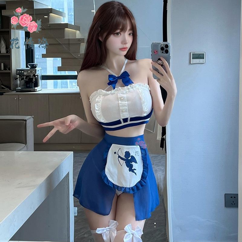 Sex lingerie sexy pure lust maid uniform seduction passion hot small breasts show big