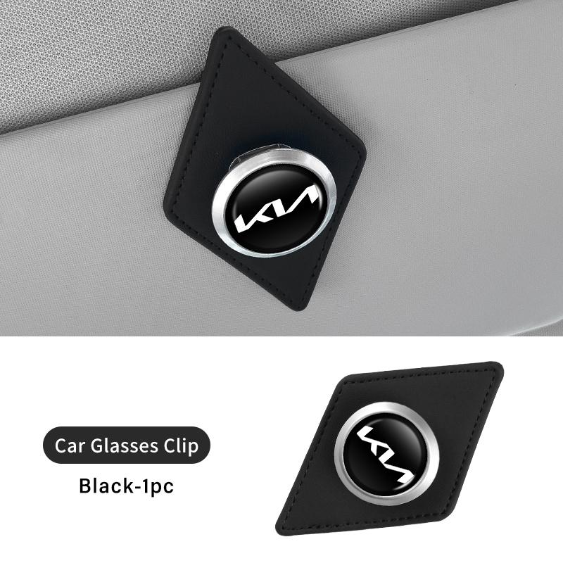 AEG1 For KIA Car Eyeglass Clip Card Ticket Holder Sun Glasses Storage Clip Accessories Rio K5 K2 Sportage Ceed Sorento Picanto