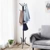 SONGMICS Stylish Metal Coat Rack Stand Hanger 12 Hooks 176 Cm Black