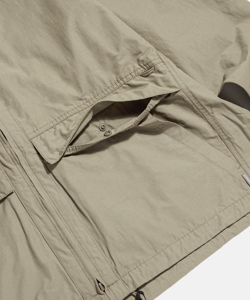 Espionage Traveler Hooded Jacket Dark Beige