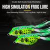 1Pcs Frog Bait Plastic Fishing Lure With Fishing Hooks Topwater Ray Frog Artificial 3D Eyes Fishing Tackle Accessory Fish Suppli