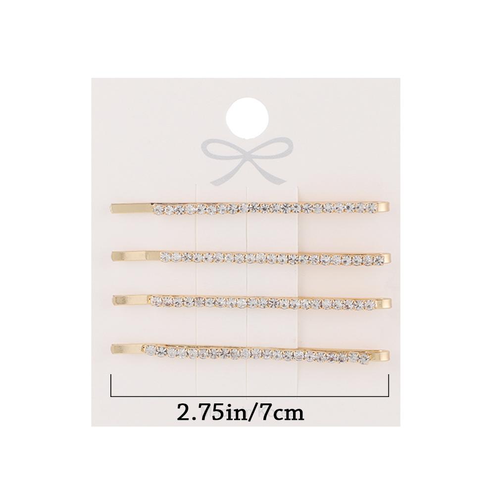 Styling Bingbing Glänzende Kristall Haarspangen Diamantl Haarklammern Haarclips Set Strass Haarnadeln