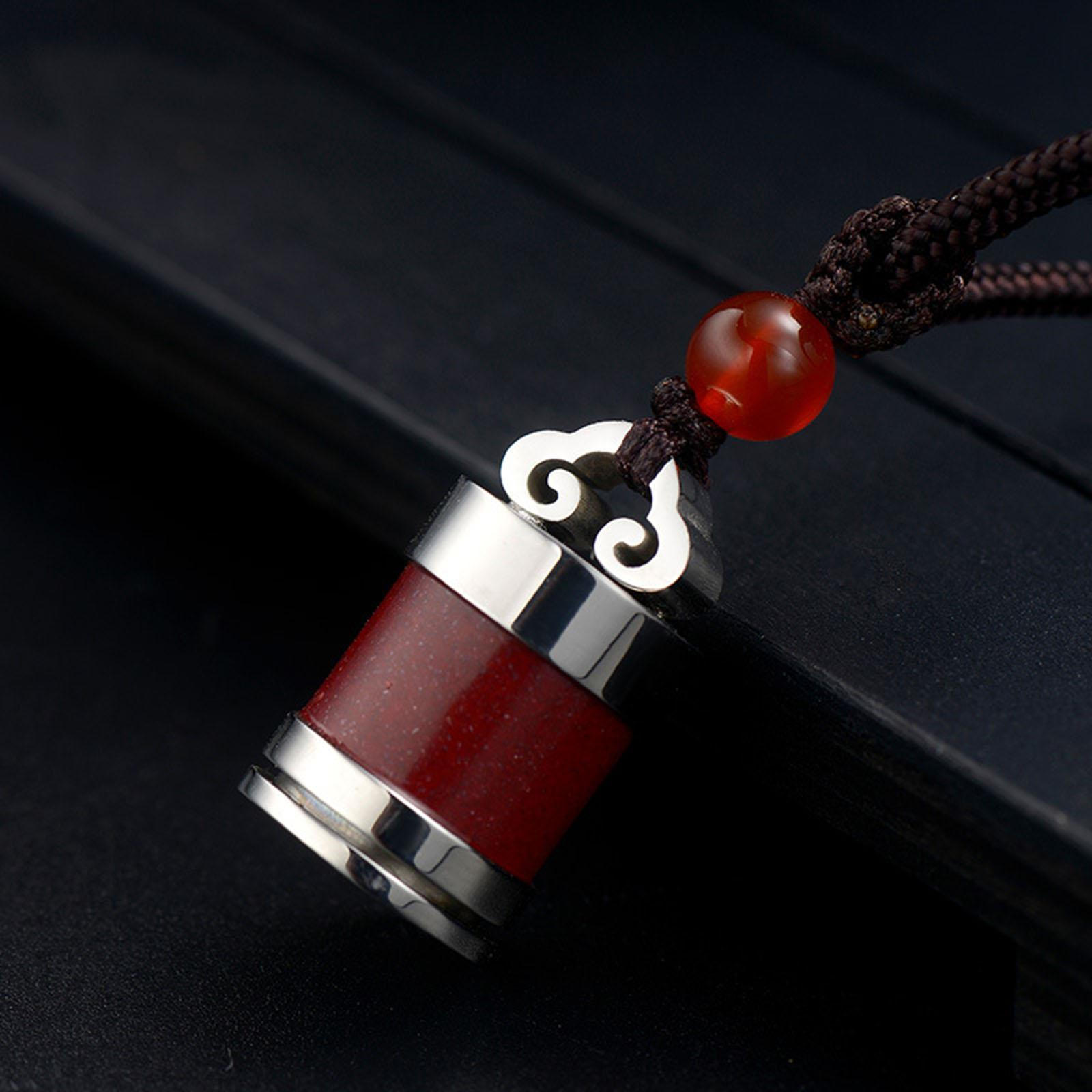 Кулон-урна для праха Цилиндр Хранилище Украшение Медальон для Женщин Мужчин