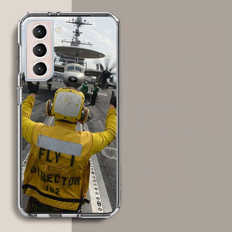 Military Aircraft Warship Fighter Phone Case For Galaxy A14 A24 A34 A54 Samsung A02S A12 A22 A32 A42 A52 A72 A13 A33 A53 5G A03