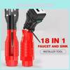 Multi-functional 18 In One Sink Wrench Tool For Faucet Heater And Bathroom Installation