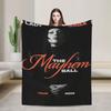 Lady Gaga Mayhem Album Super Warm Blanket Travel Plush Throw Blanket Novelty Couch Chair Flannel Bedspread Sofa Bed Cover