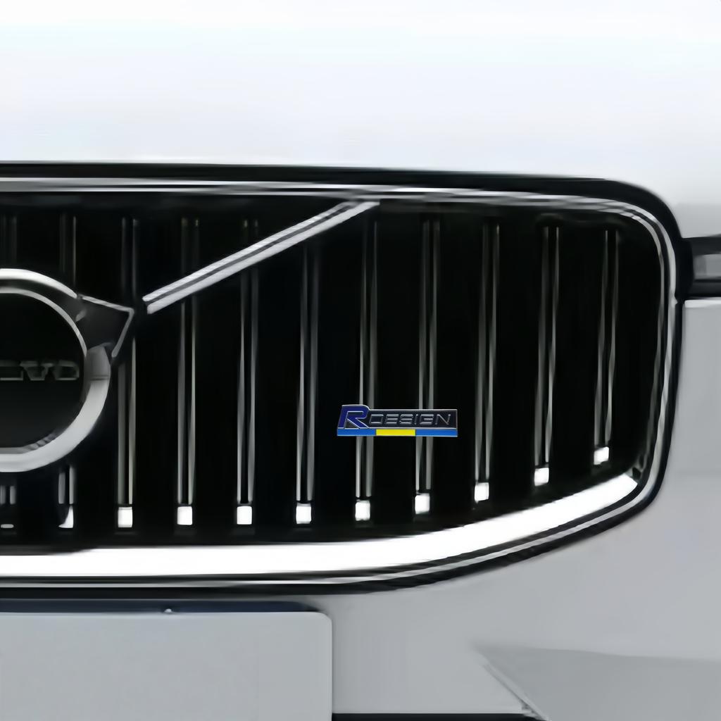 1 szt. Emblemat na przedni grill samochodu, Naklejka z emblematem na karoserię samochodu dla C30 C40 C70 S40 S60 S80 S90 V40 V50 V60 V70 XC40 XC60 XC70 XC90