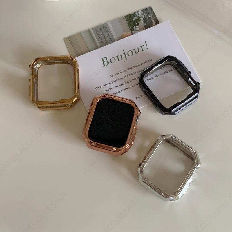 Cover For Apple Watch Ultra 49mm Soft TPU Protector Bumper Case iWatch Series 9 8 7 SE 6 5 4 40mm 41mm 45mm 44mm Watchcase