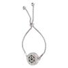 Pulsera difusora de aromaterapia hueca de acero inoxidable ajustable con aceite esencial y perfume