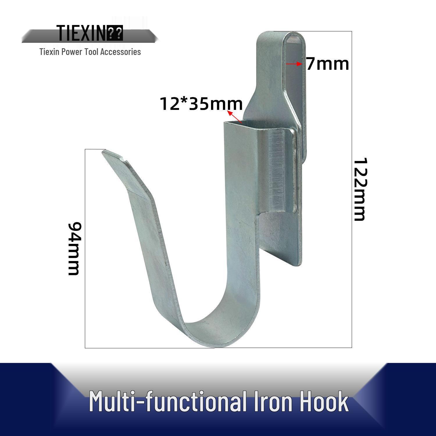 

Lithium Electric Wrench Hook Multi-function Metal & Wood Shelf Hanger 05739