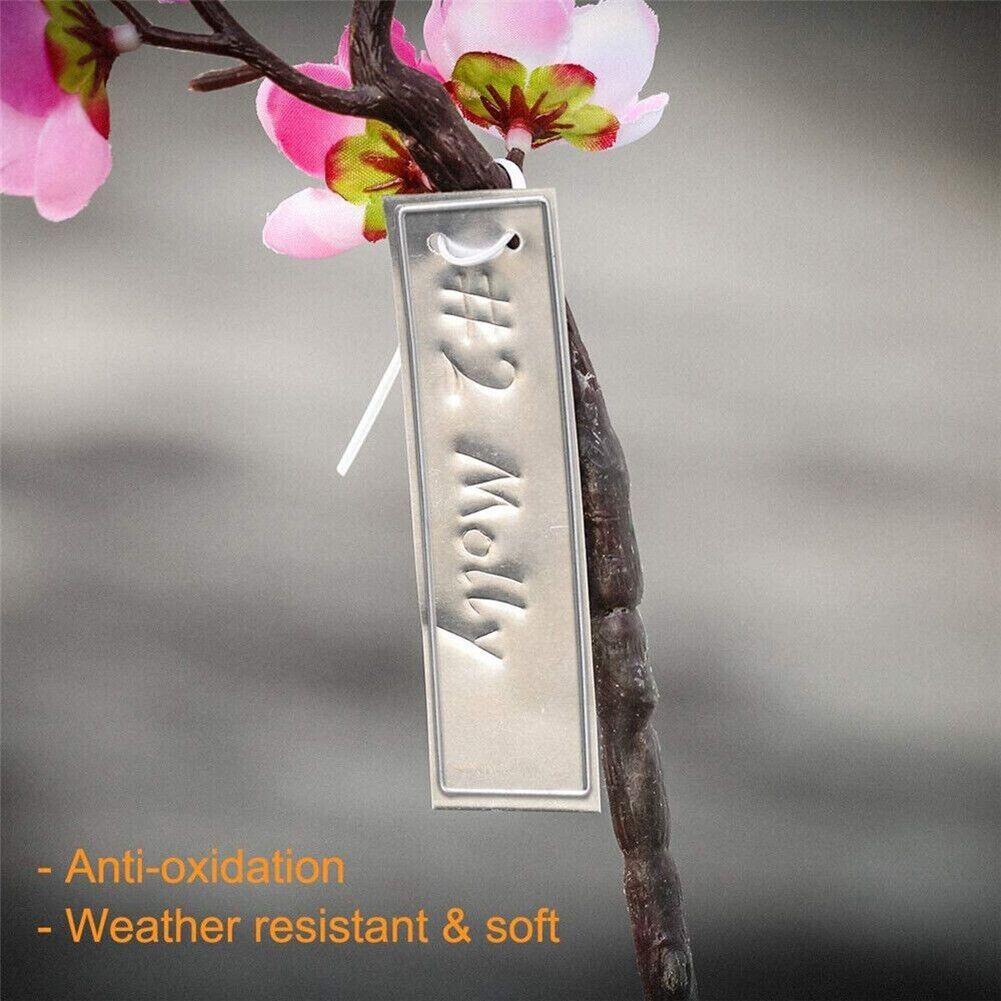 Plant Labels DIY Double-Sided Write Garden Indoor & Outdoor