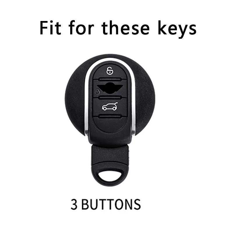 TPU Car Key Case Cover for BMW MINI COOPER CLUBMAN COUNTRYMAN F54 F55 F56 F57 F60 Auto Shell Fob Protector Accessories