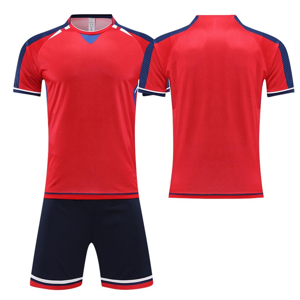 Custom Soccer Jersey Set Personalized Team Uniforms Quick Dry Sportswear for Men Women Youth Adults Kids Training Matches