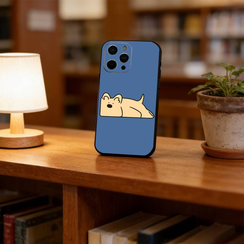 cartoon Phone Case For iPhone 17,16,15,14,13,12,11 Plus,Pro Max,XS,Soft Silicone Black Cover