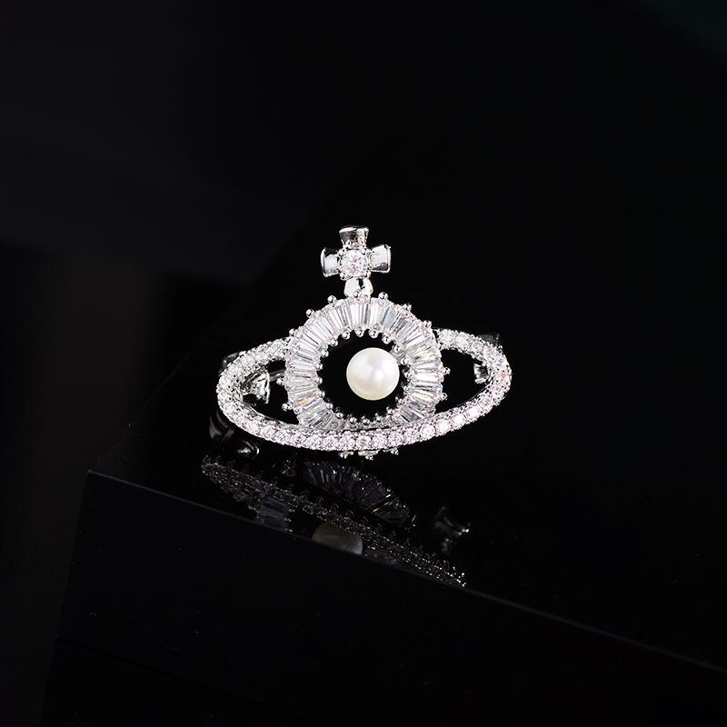 Broșă Elegantă cu Zircon Micro-Incrustat: Accesoriu de bijuterie la modă, potrivit pentru orice ținută, pentru vară
