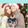Christmas Money Santa Box With Gift List In Deep Blue Festive Decorations Event
