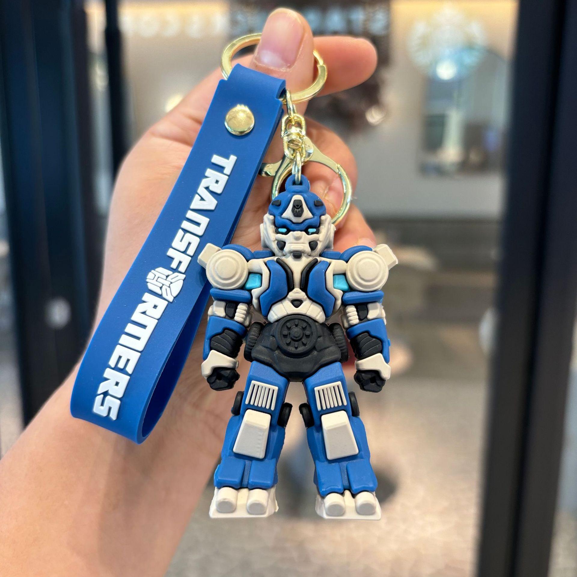 

Transformers keychain animation peripherals pvc cartoon doll keychain car accessories playthings men plus women birth date gifts