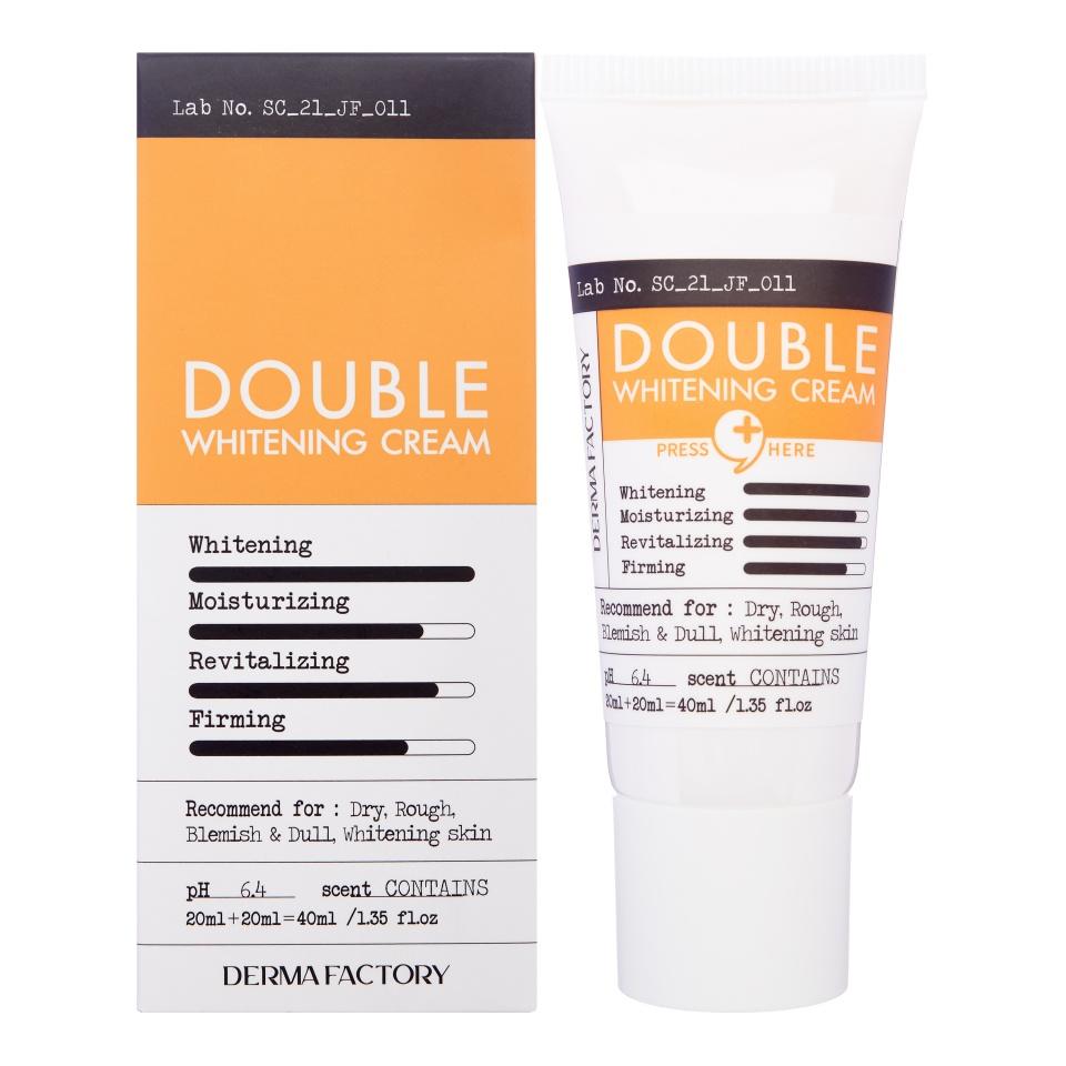 

Крем для лица осветляющий с двойным составом Derma Factory Double Cream 40мл