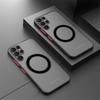 Suitable for Samsung S25ultra Mobile Phone Case Magnetic Scrub S24plus Skin Feeling 21 Anti Fall S23u Full Coverage S20FE