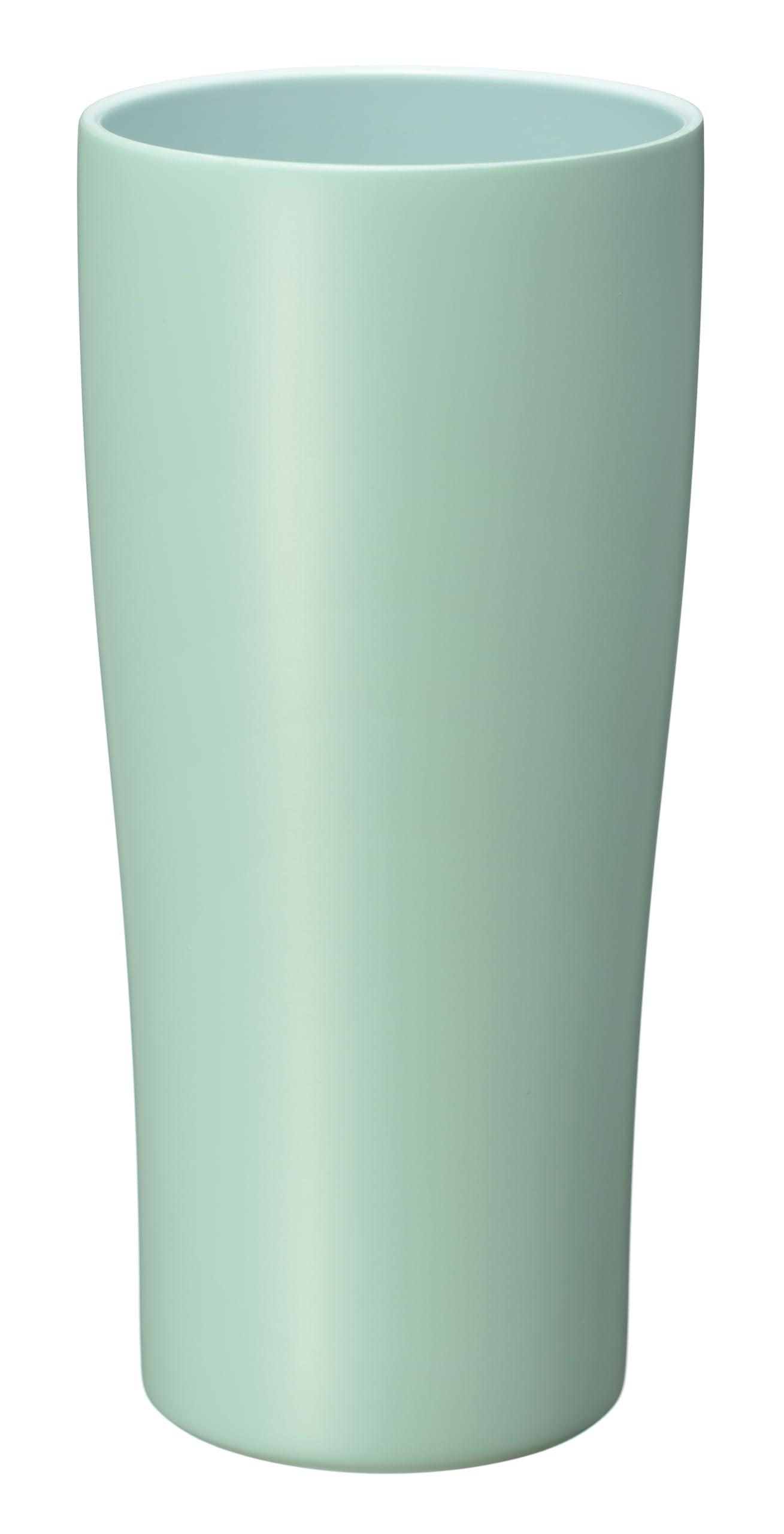 

Kakusee Double Vacuum Thermal Cold Slim Ceramic Easy to Ceraco Tumbler, Green, 450ml, Wall, Insulation, Insulation, Type, Coating, Wash, CE-01C зелёный