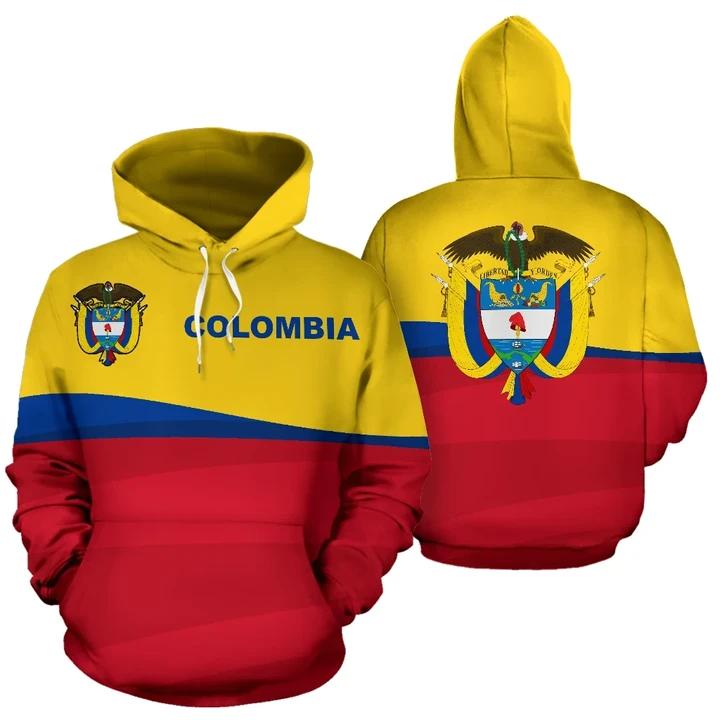 Etst 003 Colombia Nationaal Embleem Kaart Grafische Sweatshirts Vlag Hibiscus Bloem Hoodies Voor Mannen Kleding Ridder Trainingspak Woemn Hoodie Tops 5XL