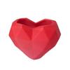 Beautiful 3D Printed Heart Vases With Unique Shape Artistic Flower Holders Perfect For Home Decoration And Romance Gift