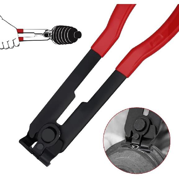 Alpha Rider For Auto/ATV CV Joint Axle Boot Clamp Pliers Tool With 20 Crimp Bands -Ear Type Extension For Most Cars