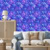 Iridescent Glitter Wallpaper Blue, Purple and Lavender 50x1000