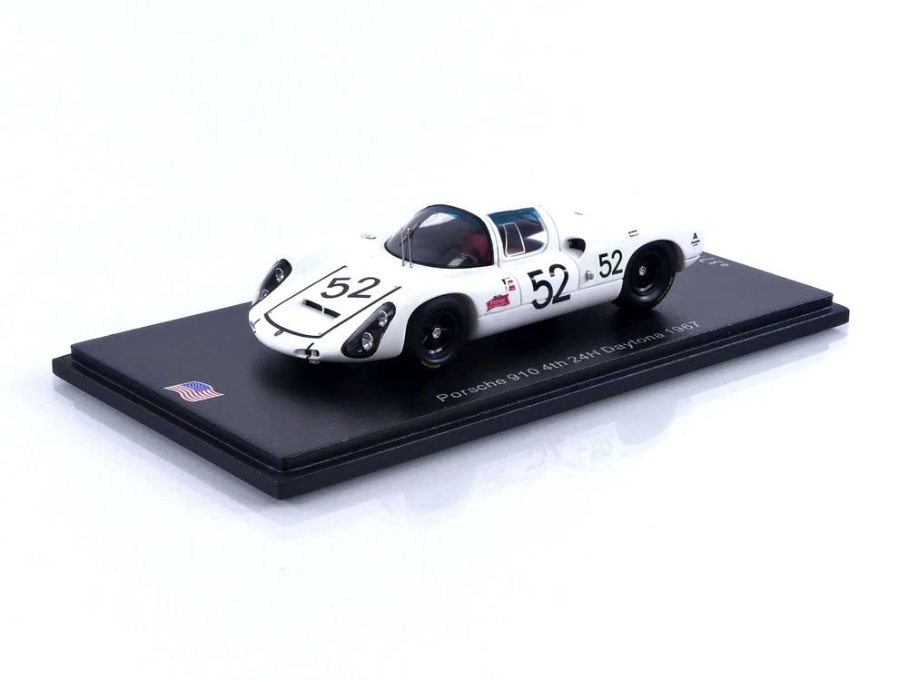 

Spark Национальная Модель Porsche 910 1967 24 часа Дайтоны 4-е место Зифферт 1/43 #52 H. Герман/Й.