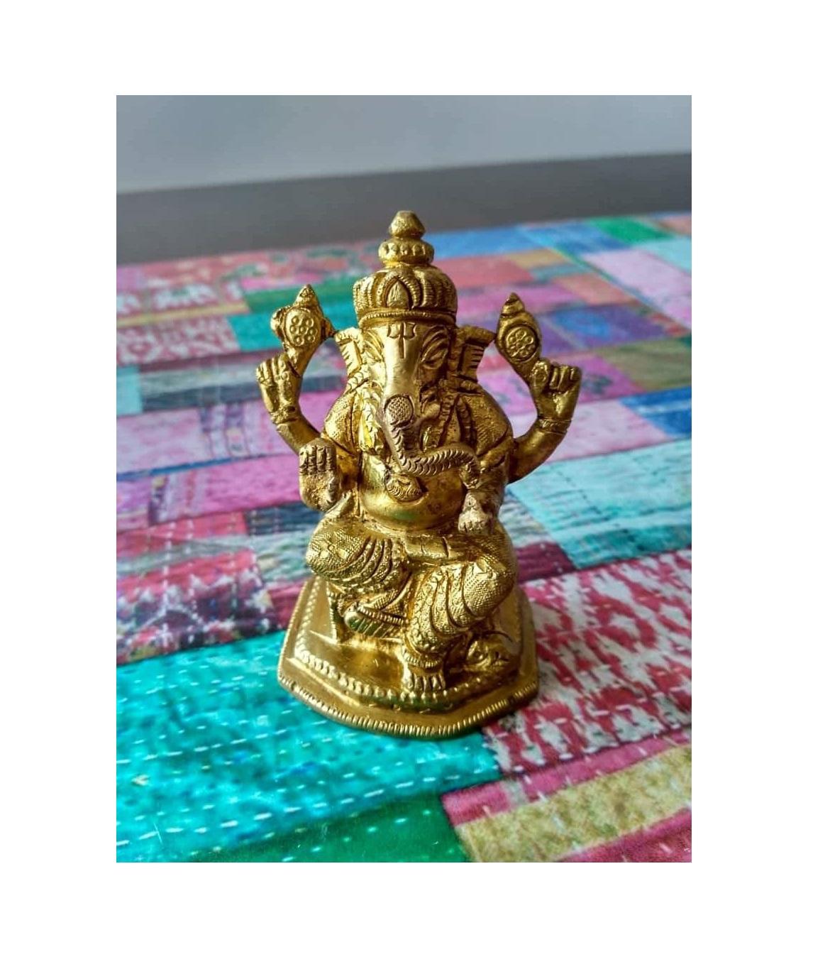 Латунная статуэтка Ганеши, Ganesha Idol Brass,  Kalyan Puja