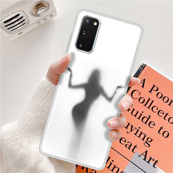 Matte Hülle für Samsung S20 FE S10 Plus S21 S8 S9 S10e Note 10 Lite 20 9 Ultra Handyhülle Weiche Funda Capa Sexy Lustige Frau Coque