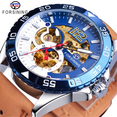 Men's Fashion Casual Hollow Waterproof Automatic Mechanical Watch