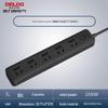 DELIXI 5-Outlet Power Strip with Master Switch CN plug (adapter included)