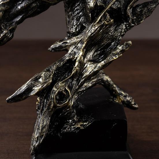 Horse Head Ornament Unique Appearance Decorative Sculpture Animal Figurine Table Equestrian Decoration