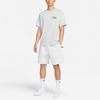 New Nike Casual Shorts Unisex Birch Heather DV3056-051