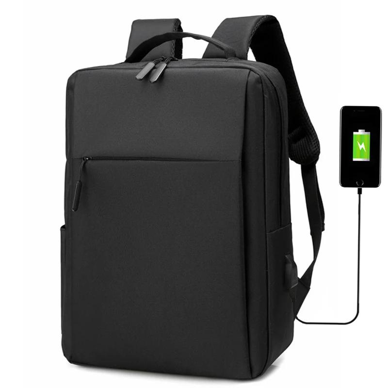 15.6 Inch Laptop Men Backpack Nylon Travel Male Laptop Backpack Usb Charging Computer School Backpacks Waterproof Bag For Men