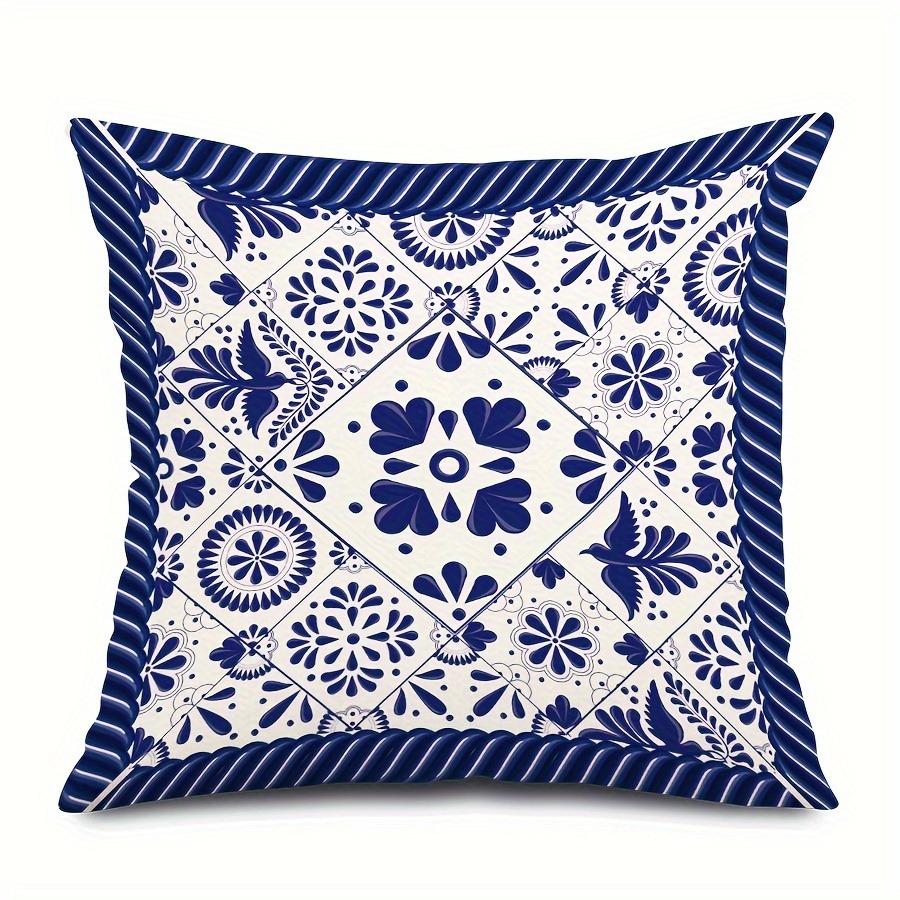 American Elements Pattern Home Decorative Pillowcase Living Room Sofa Polyester Cushion Cover With Zipper