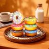 NUOLUX 6pcs Donut Models Realistic Donuts Donut Floats Donut Squeezes Food Bread Models Party Decorations Home Decorations Dollhouse Donuts Food