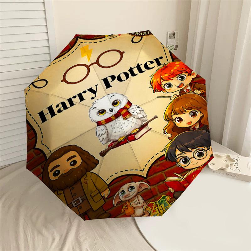 

1PC Hogwarts Platform 9 3/4 Umbrella-8-Rib Reinforced, Automatic Open, Lightweight & Durable, Cute Fashion Accessory for Outdoor, D2686