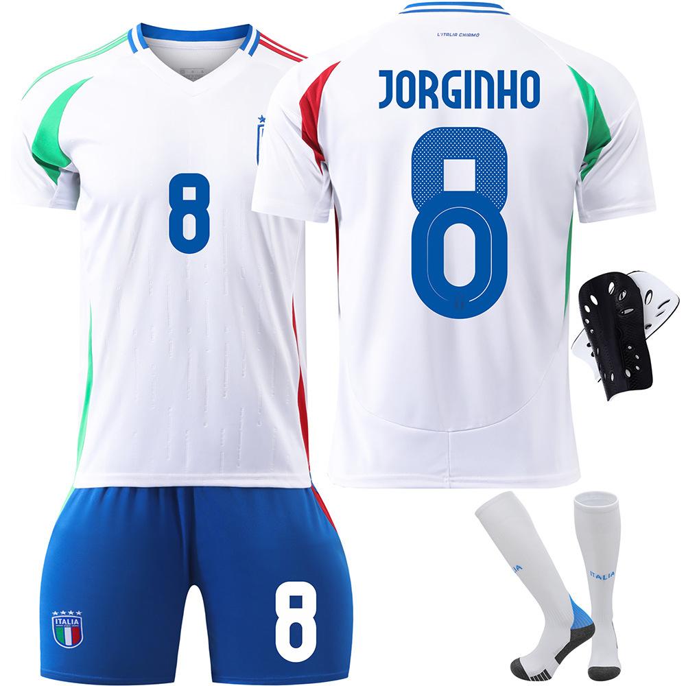 2425 European Cup Italy Football Jersey No. 14 No. 18 No. 3 Adult Youth Kids Cross-Border Export