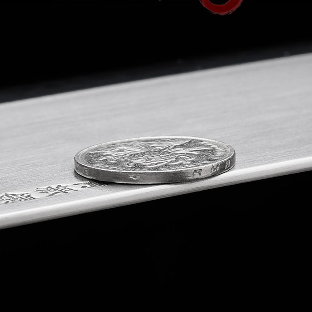 7 Inch Chinese Chef Knife Welding Aogami Steel Blade Slicing Vegetables Cleaver Meat Professional Kitchen Knives Ebony Handle