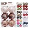 Christmas Ornaments Hand Painted Balls Seasonal Handling Resistance