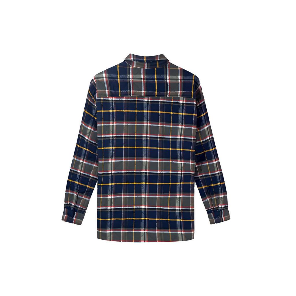 Camisa de Manga Larga de Algodón a Cuadros con Bloques de Color Levis para Hombre Verde A0682-0000